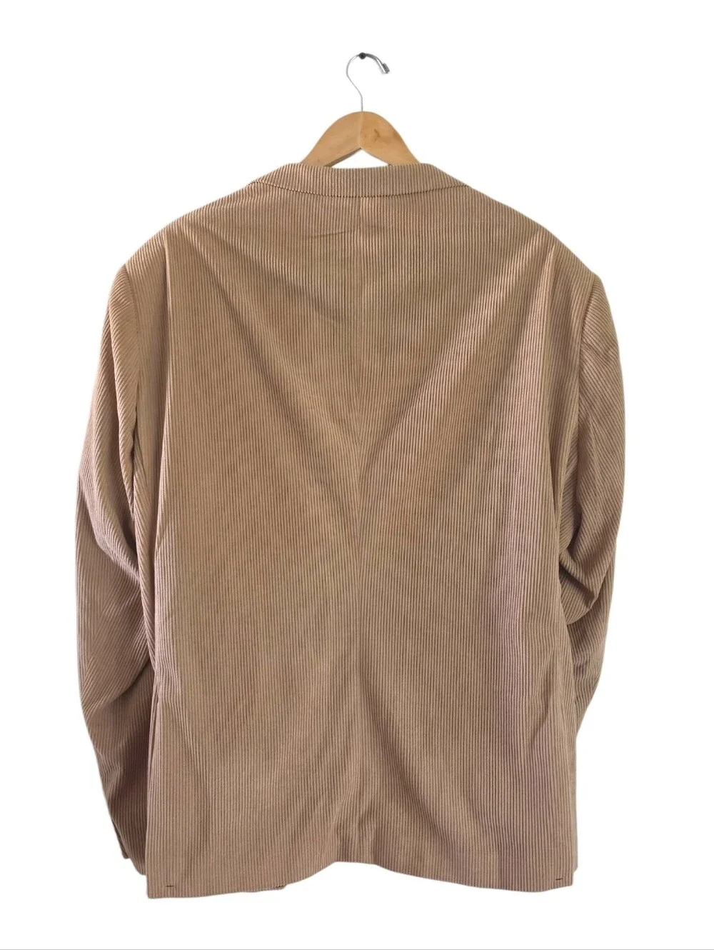 Barry Wang Vintage Corduroy Blazer Jacket Business Casual Sport Coat Professor